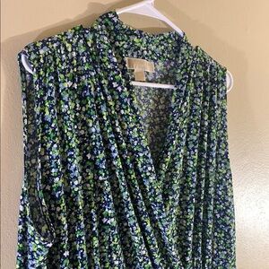 Michael Kors Floral Dress Split Side Zip 3X